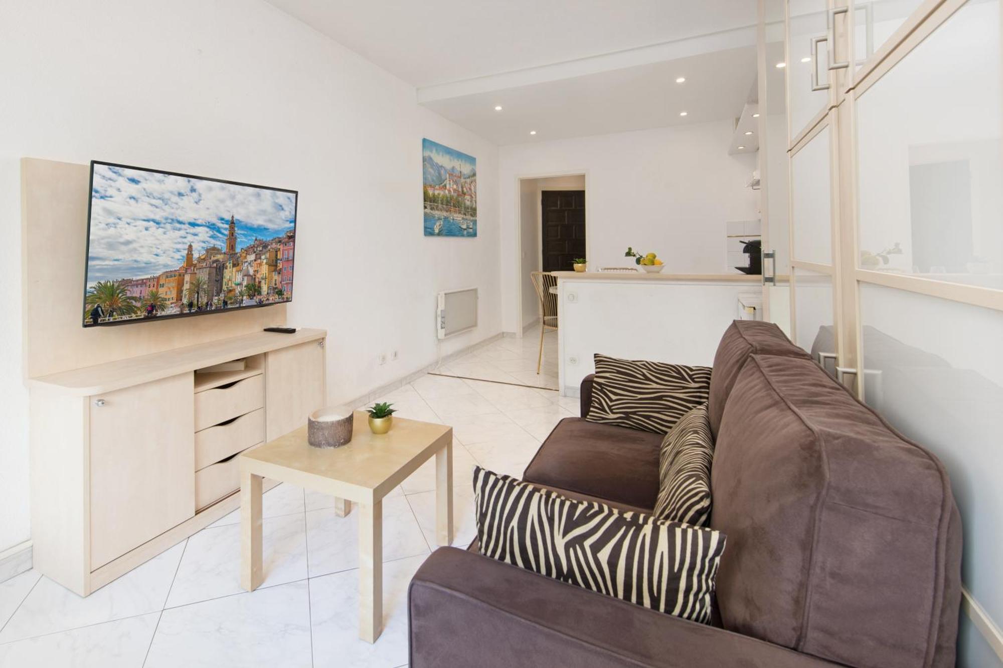 Cosy Studio - Residence Front De Mer - Menton Extérieur photo